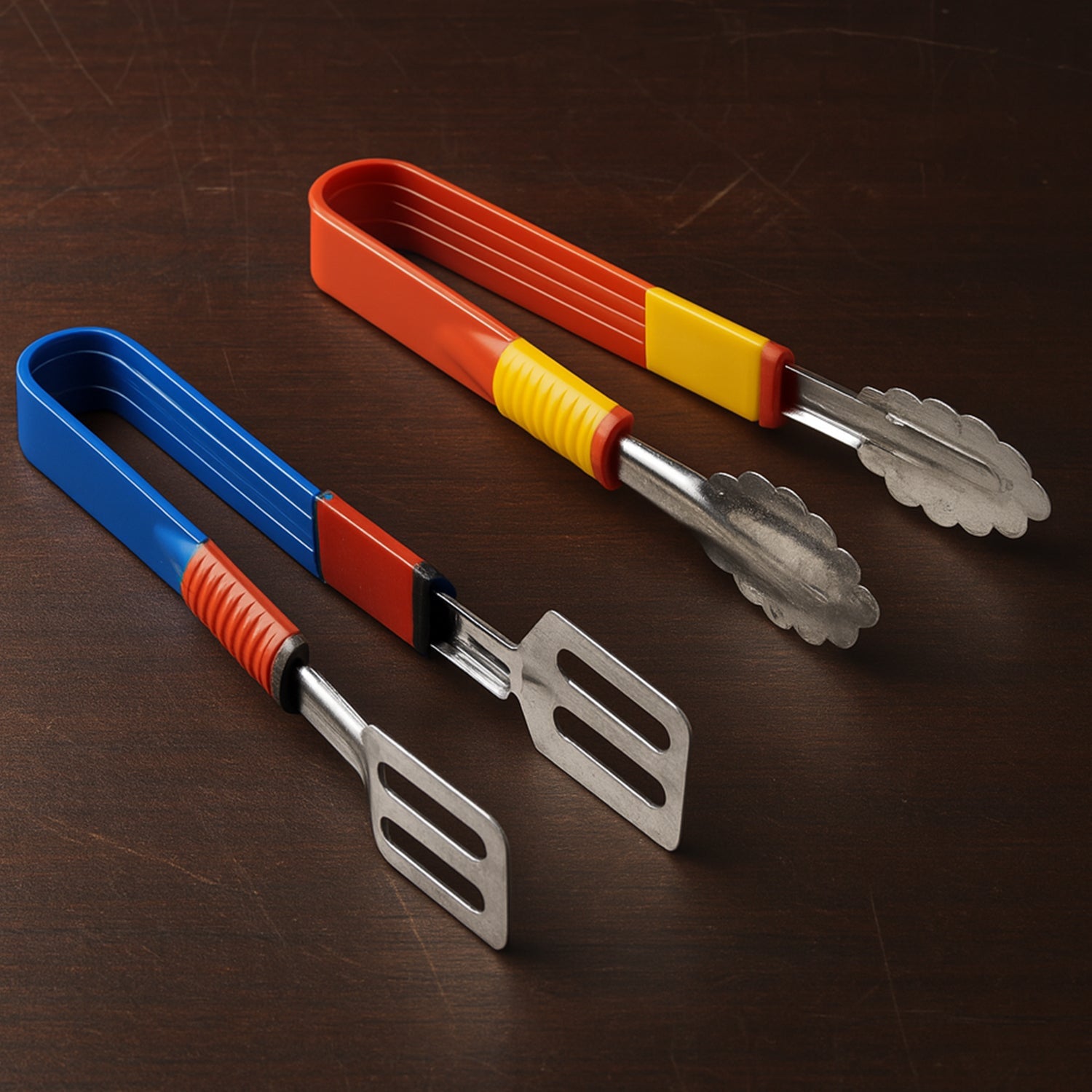 Stainless Steel Multipurpose Utility Tong / Serving Food Tongs / Tong for Kitchen and Bar / Frying, Clipping, Grilling Tong (2 Pcs Set) Stainless Steel Multipurpose Utility Tong / Serving Food Tongs / Tong for Kitchen and Bar / Frying, Clipping, Grilling Tong (2 Pcs Set)